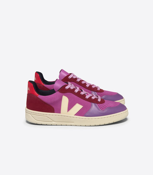 BASKETS V-10 SUEDE MULTICO-ULTRAVIOLET_CALCAIRE