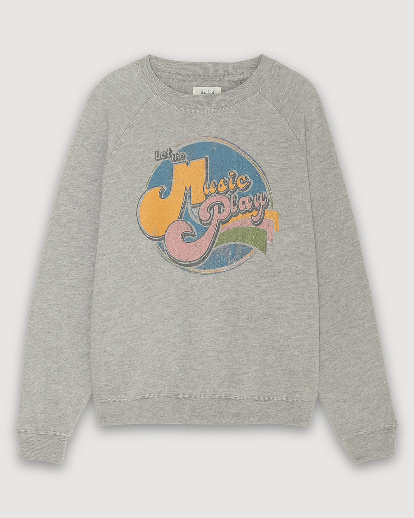 SWEAT TAPLAY COL.06 HEATHER GREY