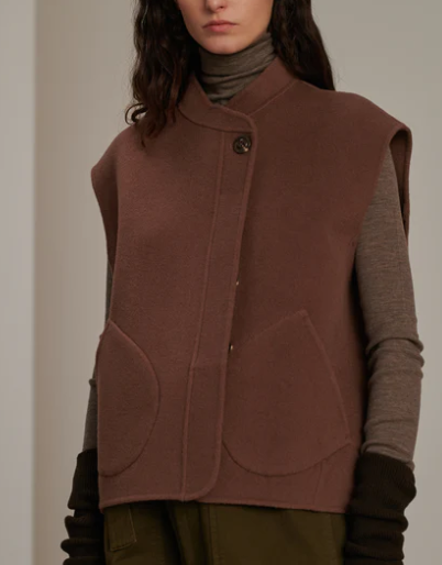 VESTE ADELINE MARRON