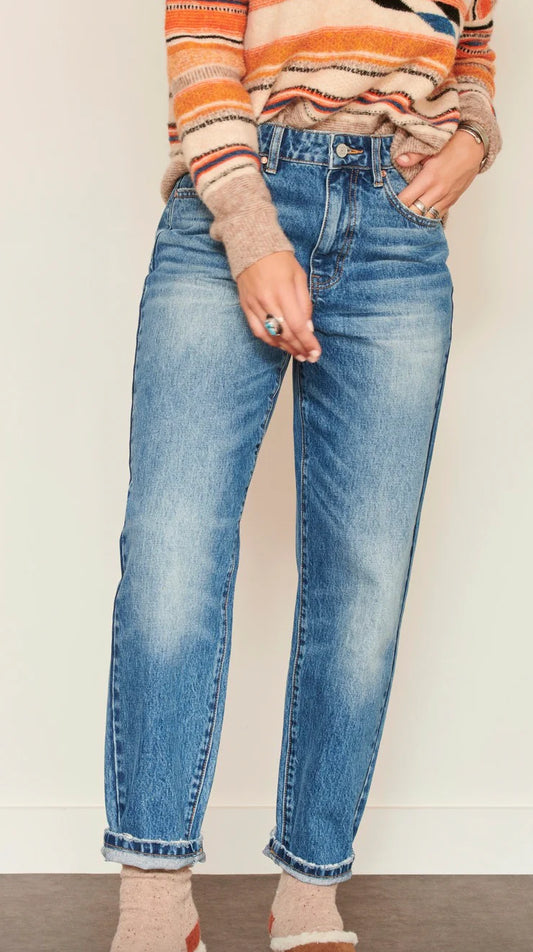 THE KELLY AUTHENTIC JEAN - BLUE - PISTOLS WASH