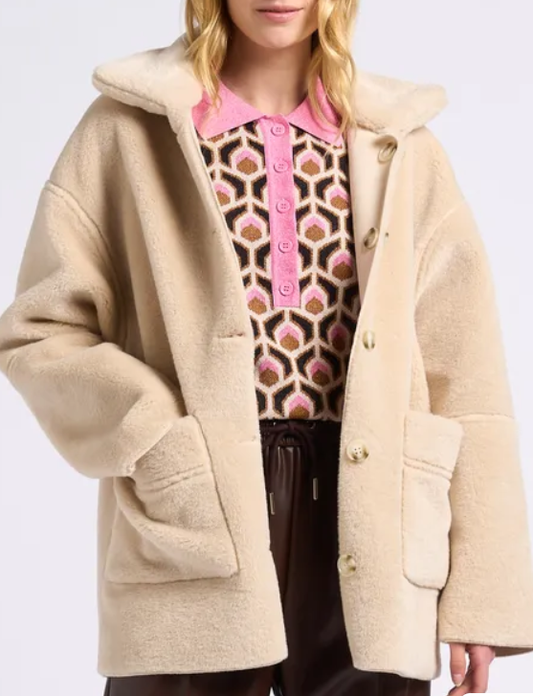 MANTEAU LEHO BEIGE