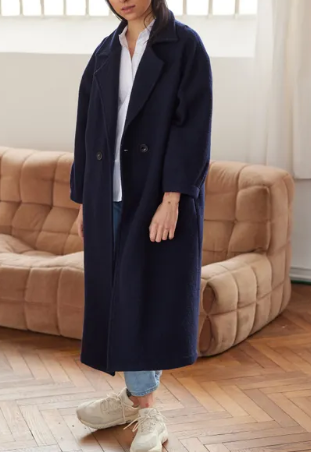 MANTEAU MONK NAVY